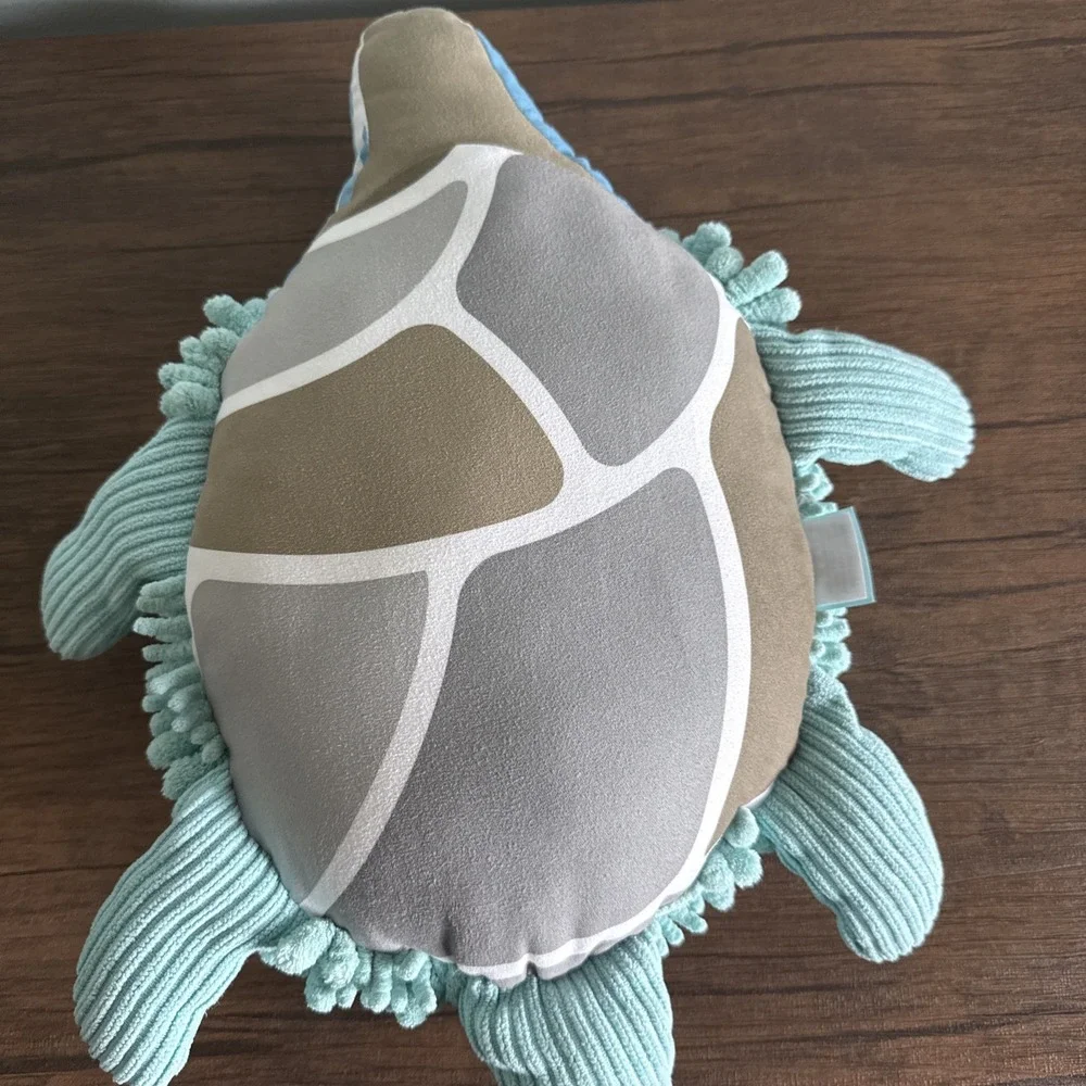 Norwex Kids Pet To Dry Hand Towel Sea Turtle Chenille Microfiber BacLock EXC